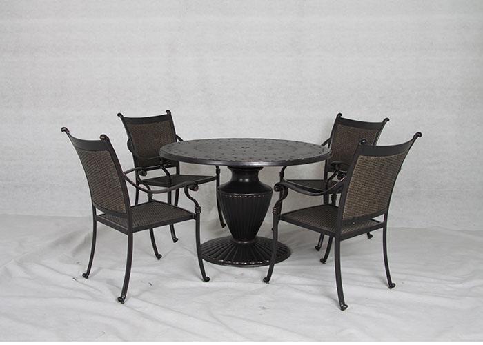 铸铝花园家具 铸铝桌椅户外 铸铝户外桌椅 铸铝休闲桌椅 庭院户外家具